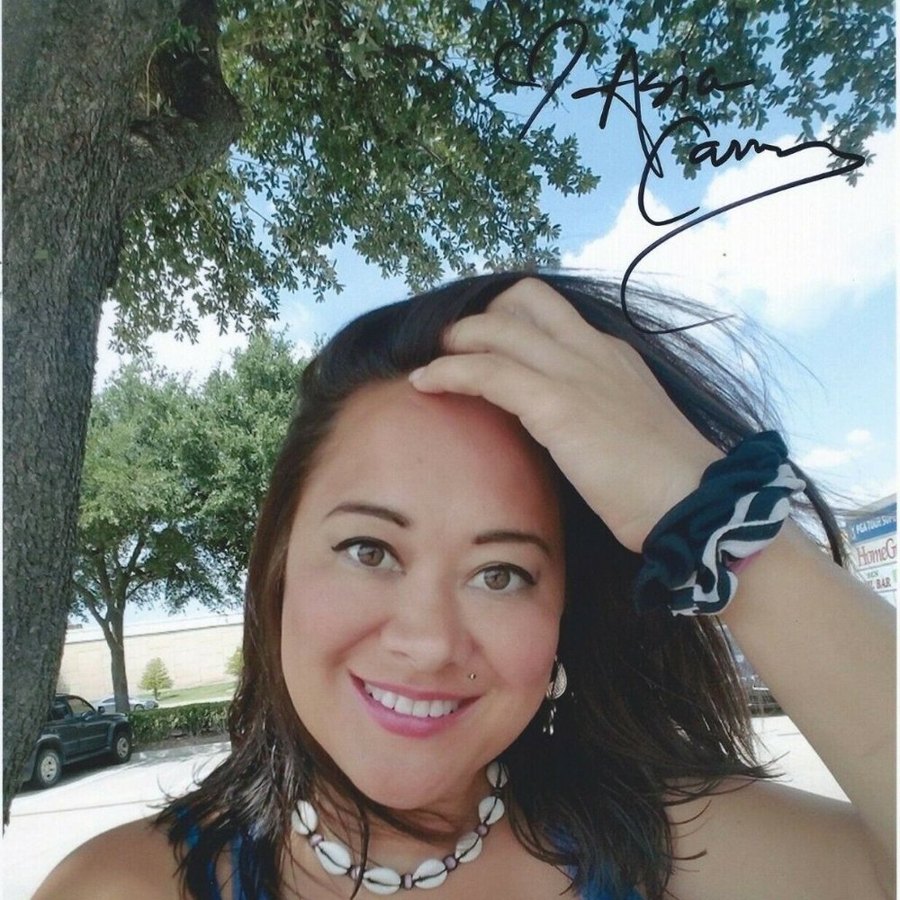 Asia Carrera autographed signed 8.5x11 color photo